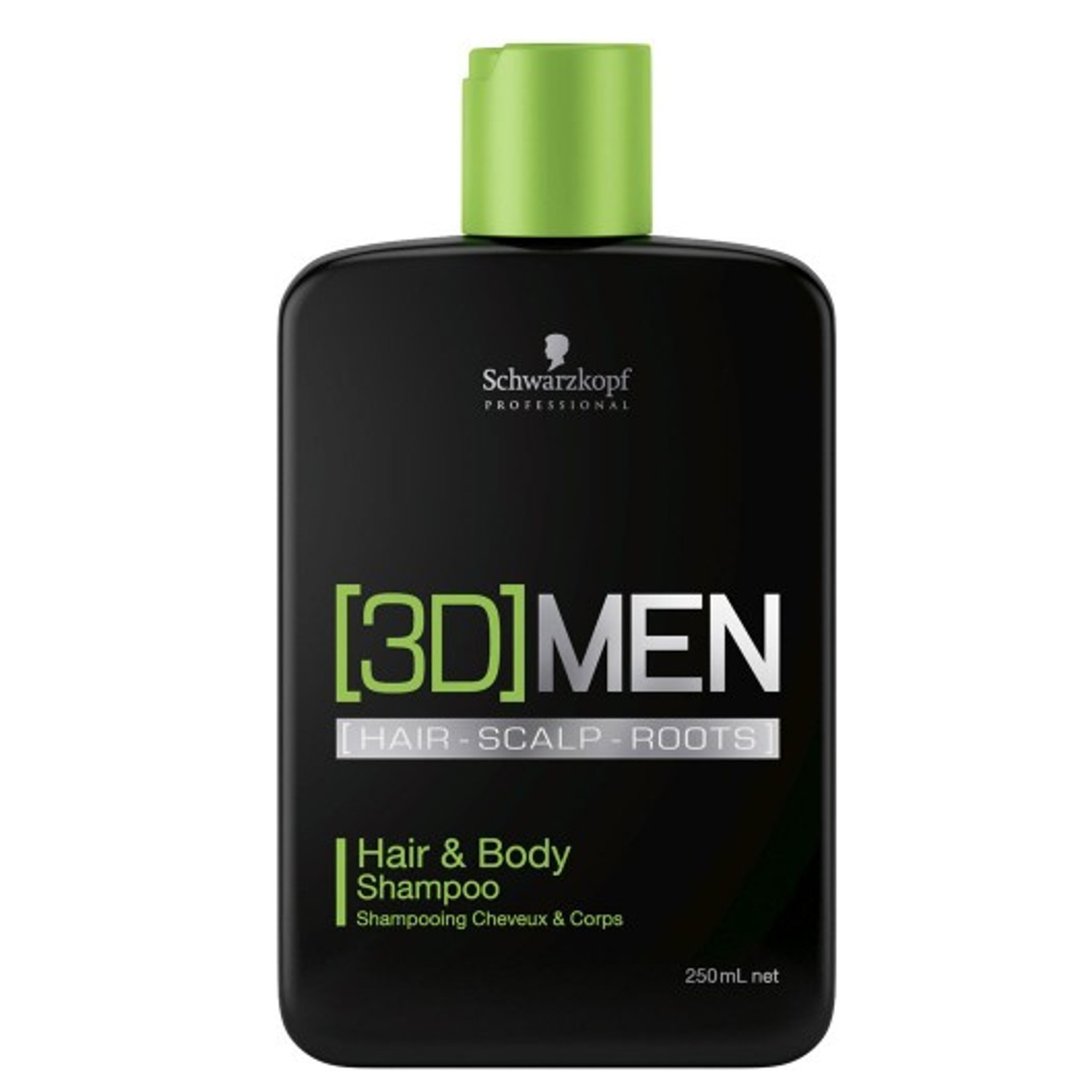Schwarzkopf 3D MEN Hair & Body Shampoo 250 ml