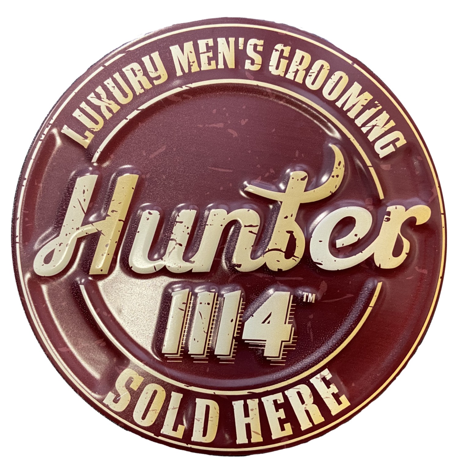 Hunter1114 Barber Vintage Blechschild ¨Sold Here¨