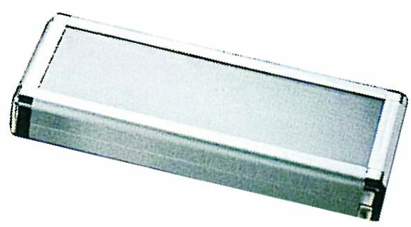 Aluminium-Scherenetui mit Sichtfenster Large